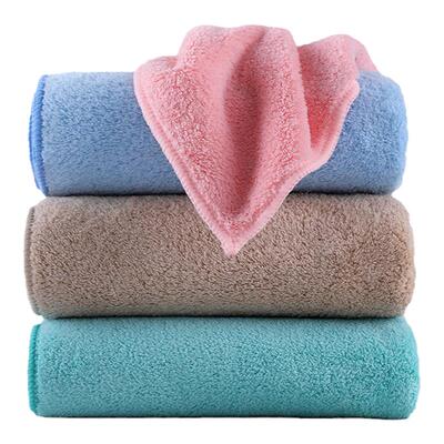 毛巾擦头发纯棉速干洗澡珊瑚绒