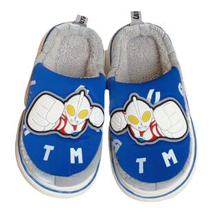 细细条 儿童宝宝棉拖鞋ins正版迪迦奥特曼男童冬季外穿保暖居家鞋