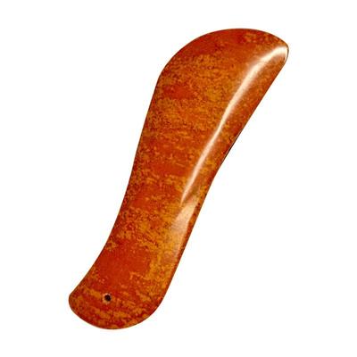 LUCUXI红砭石刮痧板原石打磨