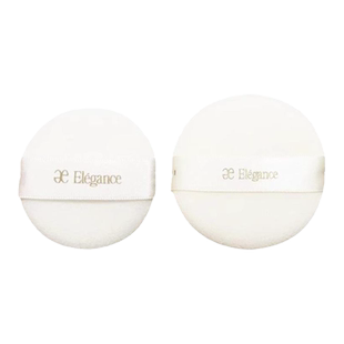 日本e大饼家庭装粉扑替换装27g大小号便携定妆粉饼专用植绒散粉扑