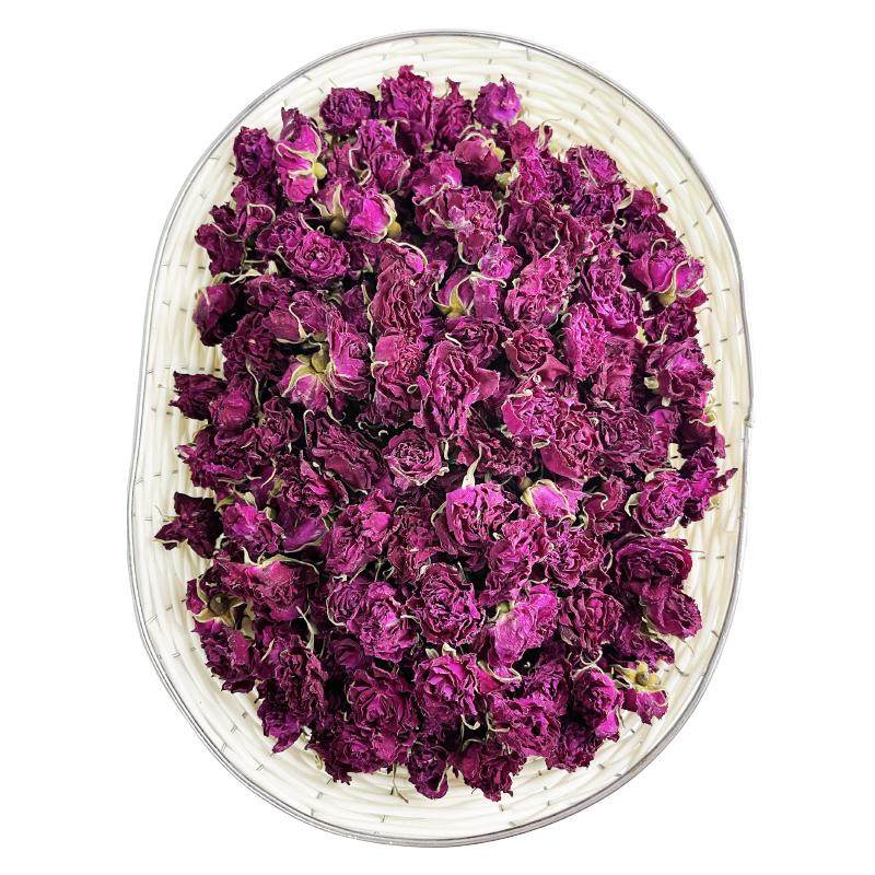 特仑玫瑰泡水平阴玫瑰花茶无硫半开花冠茶冬季重瓣花草茶袋装大包