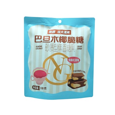 南国巴旦木椰脆糖果118g太妃糖果