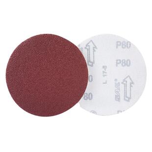 气磨砂纸5寸打磨机圆形125自粘式圆盘植绒砂纸片角磨机抛光磨光机