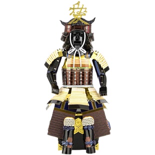 3D立体金属拼图DIY拼装模型日本甲胄战国武士盔甲德川织田加藤