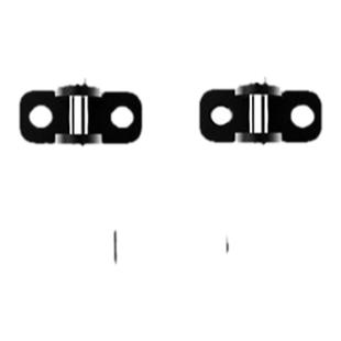 D1RC 1:10D110路虎骆驼杯仿真遥控攀爬车 专用金属前保险杠拖车钩