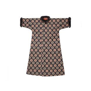 谜阿凰【锦绒团子圆领袍】原创汉服长款外套秋冬国风骑马套装女款