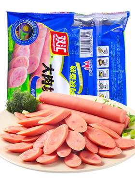 双汇大肉块香肠俄式蒜香风味30g*8支火腿肠整箱批发官方旗舰店