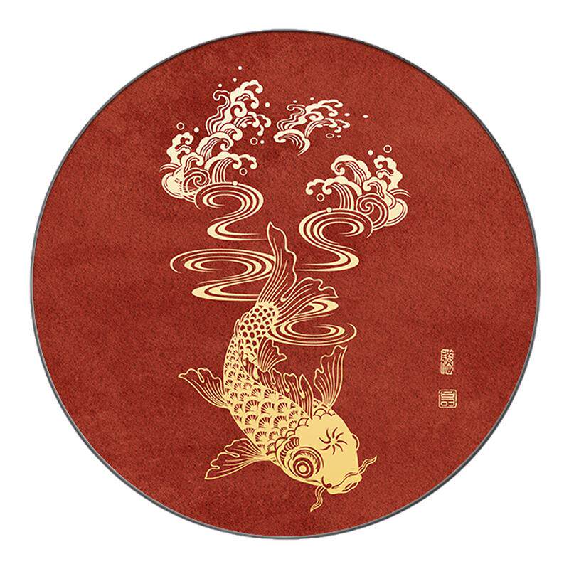 新中式鲤鱼跃龙门客厅装饰画