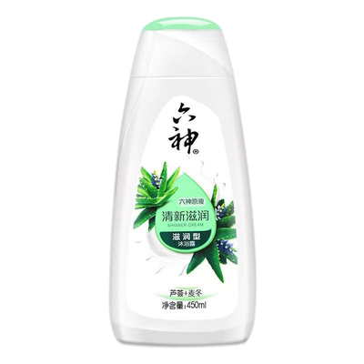 六神清新滋润芦荟家庭装沐浴露