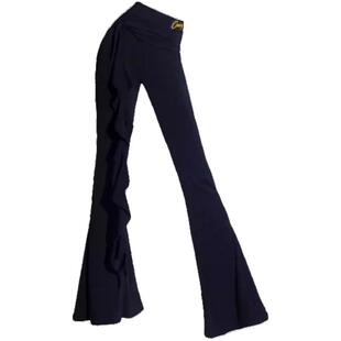 CONNY秋冬新款拉丁舞服女童演出服装少儿国标摩登舞蹈高腰练功裤