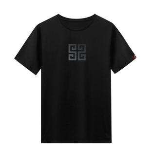 欧洲站夏季新款男士t恤短袖潮流图案印花薄款纯棉半袖体恤加大码