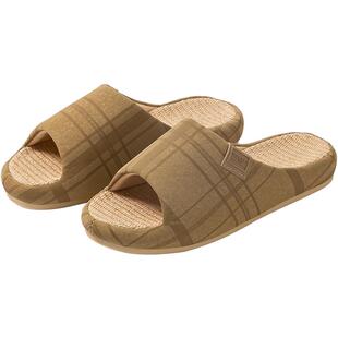 远港亚麻拖鞋女士春秋四季居家室内防滑布艺不臭脚吸汗男夏天棉麻