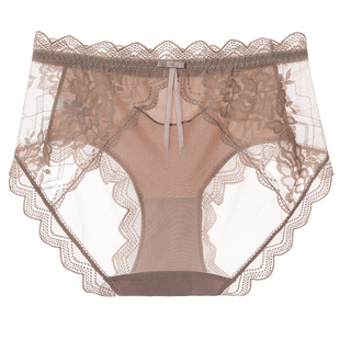 洁韵朵蕾丝内裤女大码无痕收腹7A抗菌纯棉裆性感纯欲女生2025新款