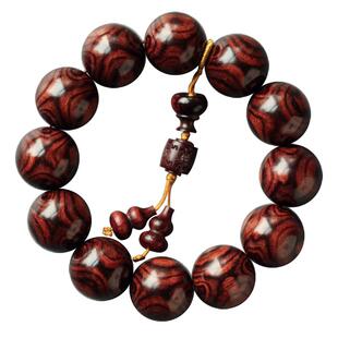 濮暹海南黄花梨手串鬼脸男款盘玩2.0佛珠圆真品女士手链108颗礼物