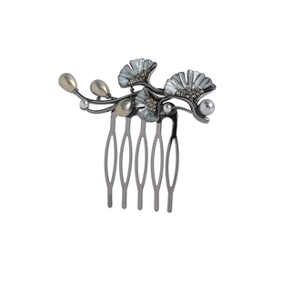 半扎发金属五齿插梳发簪盘发神器头饰2025新款国风高端簪子发梳女