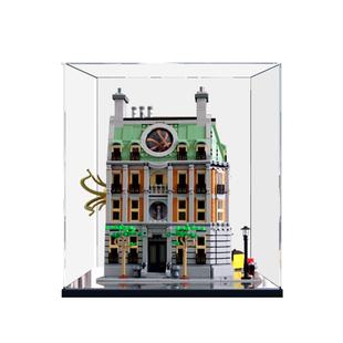 适用乐高76218奇异博士至圣所展示盒漫威复仇者防尘亚克力收纳盒