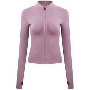 长袖瑜伽服女夏专业运动外套上衣速干透气紧身显瘦健身服套装