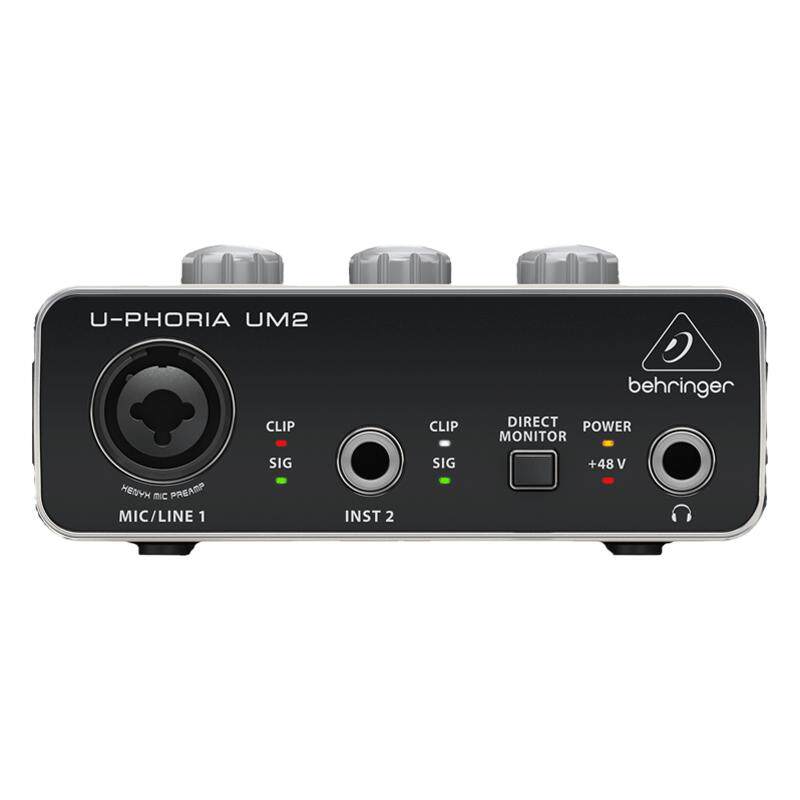behringer/百灵达UM2直播声卡主播K歌游戏电脑外置声卡录音UMC22