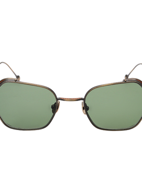 日本MATSUDA松田六边形纯钛墨镜