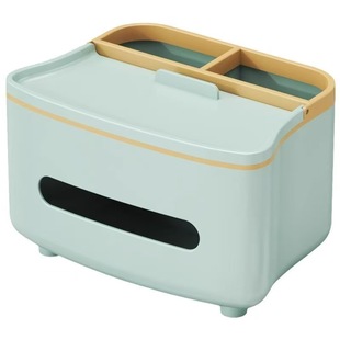 轻奢纸巾盒客厅高档纸巾盒茶几多功能遥控器收纳家用桌面创意摆件