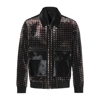 ANDREW MACKENZIE男士 秋冬款休闲舒适翻领保暖棉服外套上衣