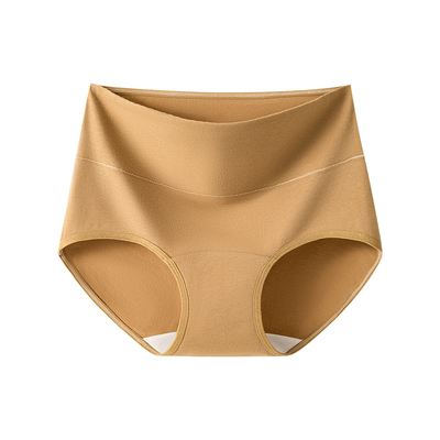 都市丽人纯棉高腰内裤女美拉德风