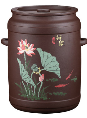 原矿紫砂手工彩绘茶室好物
