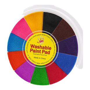 儿童手指画册益智幼儿园宝宝专注力图画描红本水画画涂鸦涂色绘本