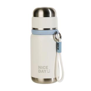 简约保温杯女生高颜值带盖滤网泡茶316不锈钢水杯女新款2025杯子