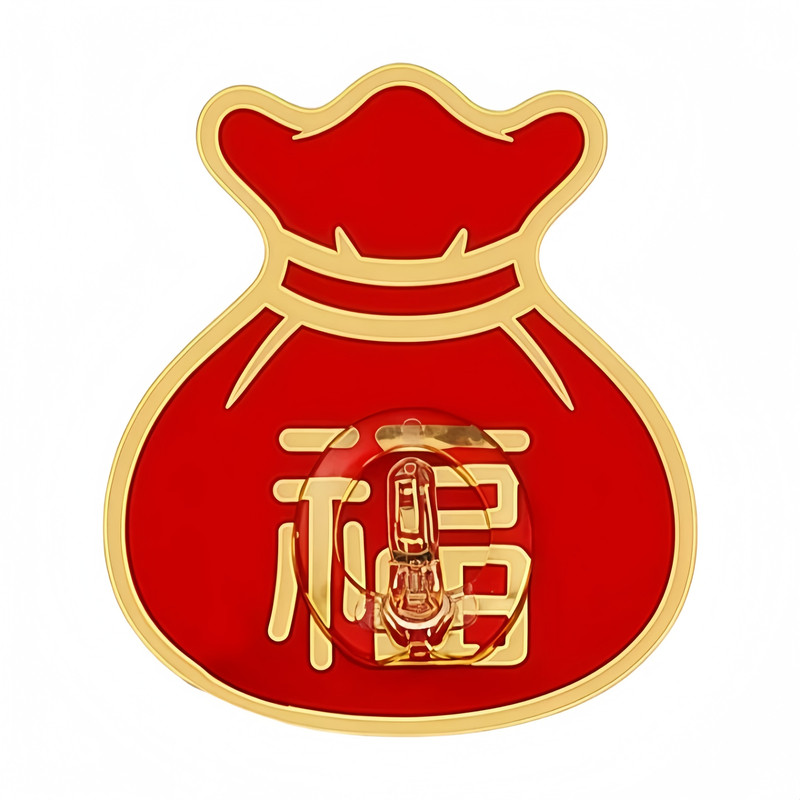 中国红福字无痕免打孔强力粘钩