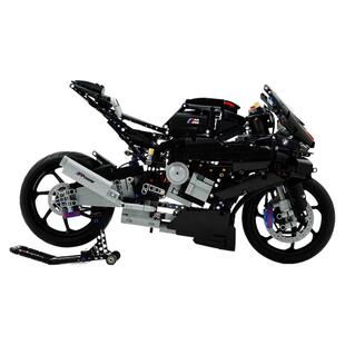 赛博宝马摩托车积木M1000R机械组川崎H2R成年高难度男孩玩具礼物