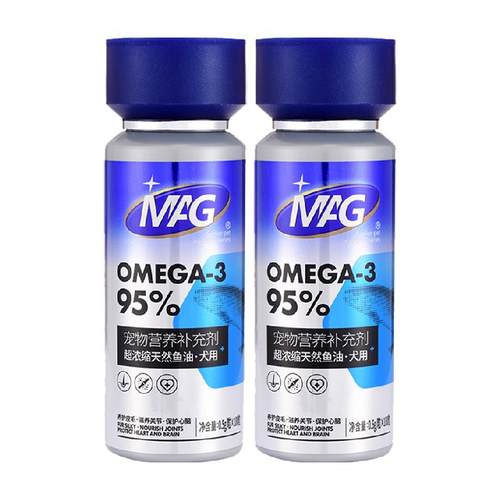 MAG狗狗鱼油胶囊0.5g×200粒金毛博美美毛护肤金毛
