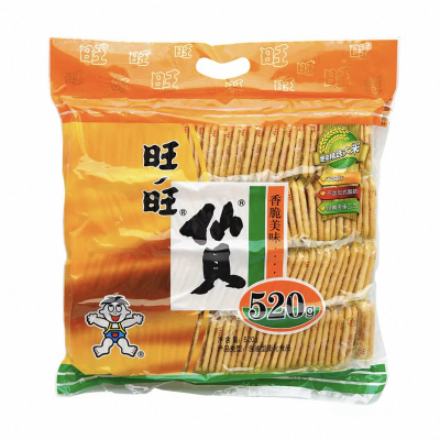 正品旺仔旺旺仙贝雪饼膨化饼干