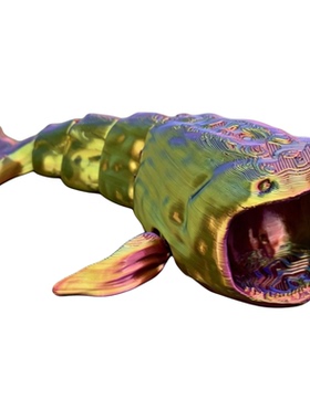 3D打印布鲁海怪可动模型摆件