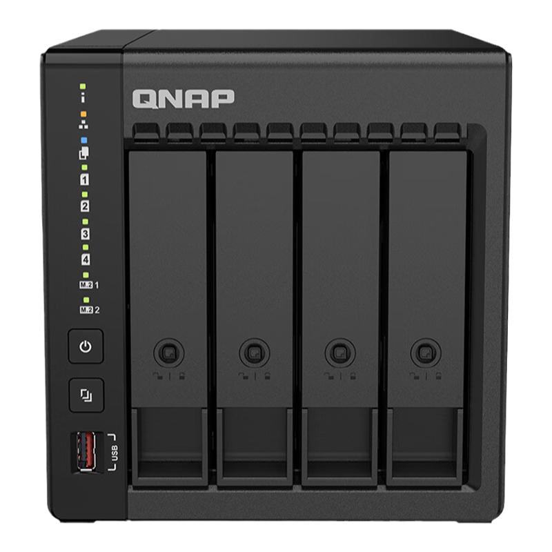 QNAP威联通NAS TS-466C 8G/16G Intel 奔腾N6005 2.5GbE私有云NAS家用网络存储服务器