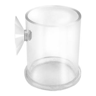 亚克力丰年虾喂食器小鱼孔雀鱼喂鱼管卤幼虫专用喂食圈杯喂虾神器