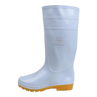 食品厂耐油防油酸碱腐蚀防滑耐磨卫生水靴男女高筒厨房工作胶鞋