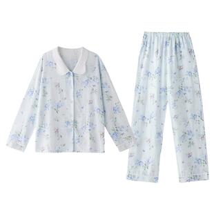 婧麒牛油果纱罗月子服夏薄款产后孕妇睡衣孕期哺乳待产妇家居服女