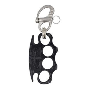 afaa重磅拉环卸扣指虎腰间挂件穿搭配饰金属钥匙扣挂饰cleanfit风