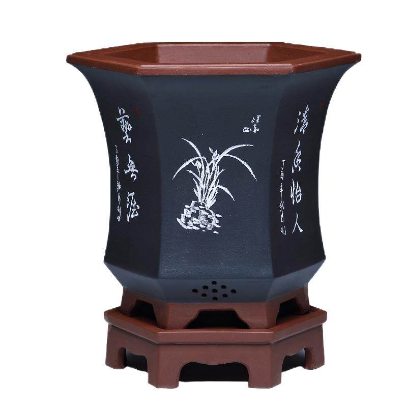 兰花花盆大号高端君子兰花专用盆