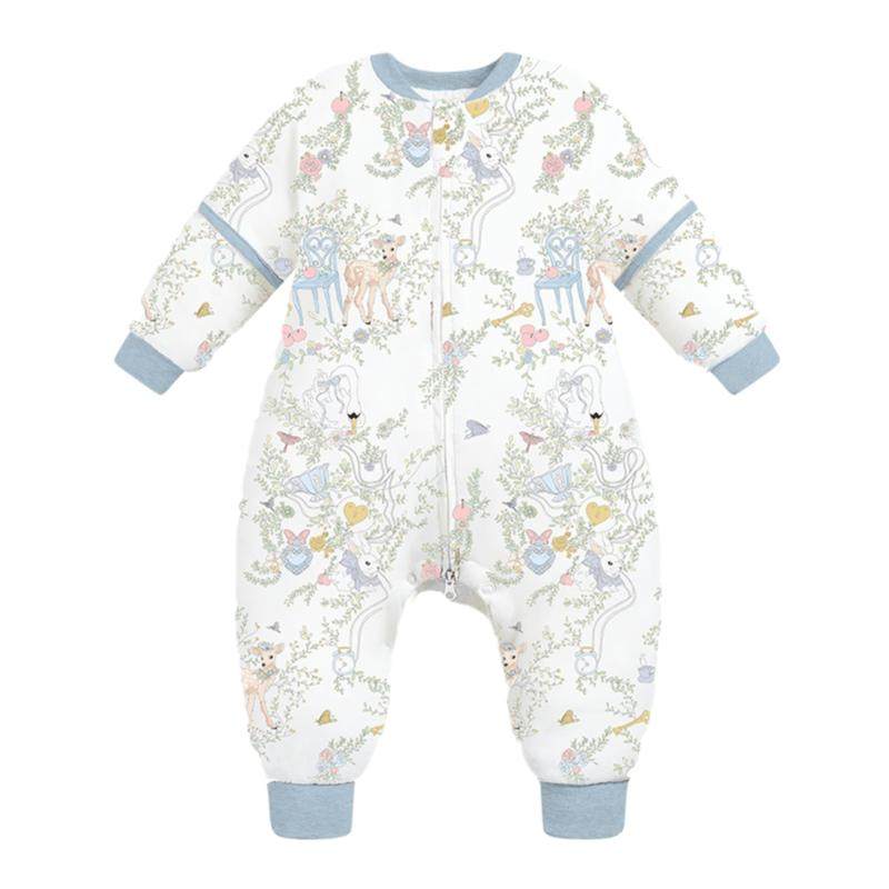 LittleTiny婴儿睡袋宝宝四季通用儿童睡衣春夏季家居服分腿防踢被