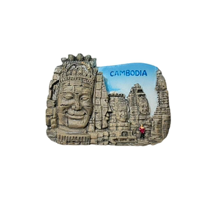柬埔寨吴哥窟冰箱贴3D立体树脂磁贴个性创意装饰伴手礼旅游纪念品