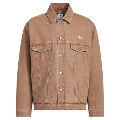 阿迪达斯三叶草复古牛仔夹克外套