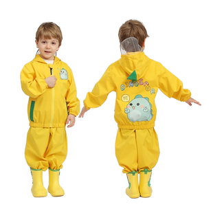 刻印姓名字儿童雨衣男女童2025新款幼儿园宝宝小学生分体防水雨披