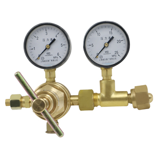 上海减压器厂YQD-370 6*25MPA氮气减压器稳压调压器减压阀 压力表