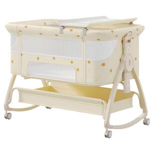 婴儿床可移动可折叠多功能便携式摇篮床宝宝床新生儿拼接大床