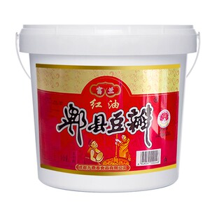 富兰红油郫县豆瓣酱正宗四川辣椒酱大桶装餐馆火锅炒菜炒料