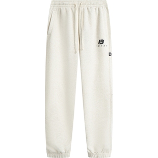 李宁反伍BADFIVE卫裤男士25新款长裤春季裤子束脚抽绳针织运动裤