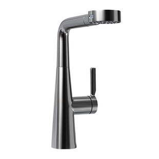 潜水艇抽拉式面盆龙头加高台上洗脸盆卫生间冷热水龙头官方旗舰店