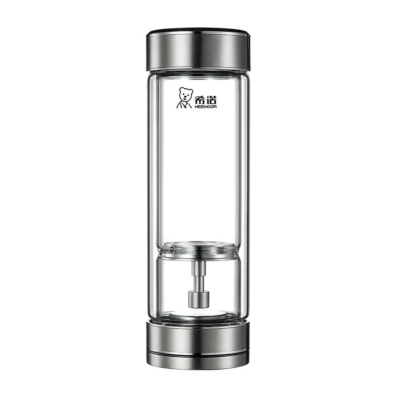 希诺茶水分离杯【官方旗舰店正品】双层玻璃水杯男士茶杯高档杯子